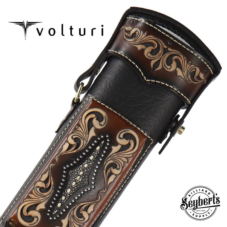 Volturi 3X6 Venice Black/Tan Custom Cue Case