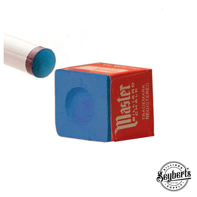 Master Cue Chalk - Black Master Chalk Dozen - Seybert's Billiards Supply