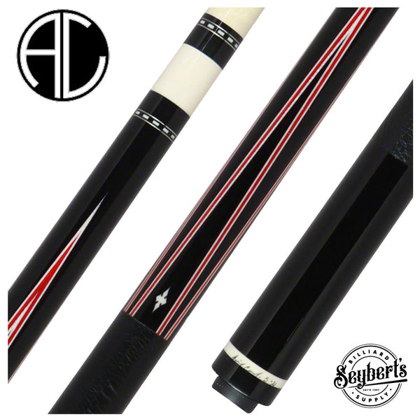 Ariel Carmeli Custom Red 4 point Pool Cue | Custom Cue - Seybert's