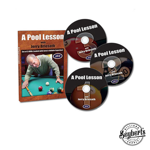 A Pool Lesson DVD with Jerry Briesath - Seybert's Billiards Supply
