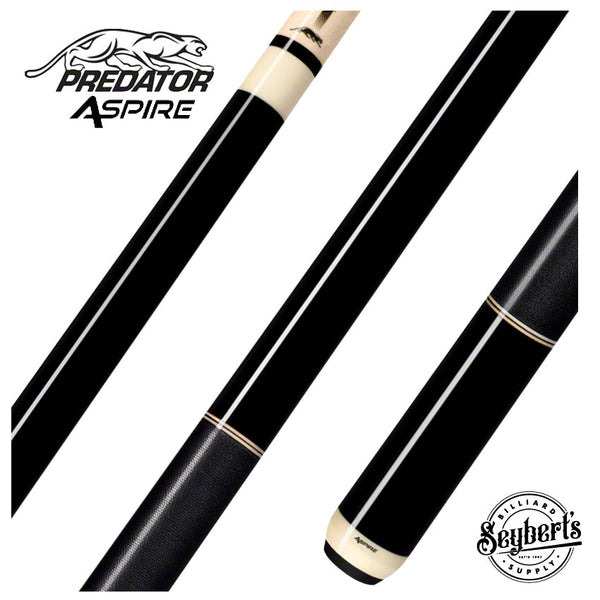 ビリヤード Predator aspire Predator Aspire 1-3 Black Maple Pool Cue - ASPIRE1-3 - Seybert's