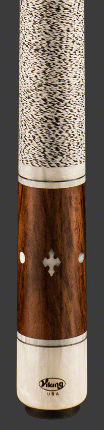 Viking B4509 A452 East Indian Rosewood White Pearl Play Cue Linen Wrap