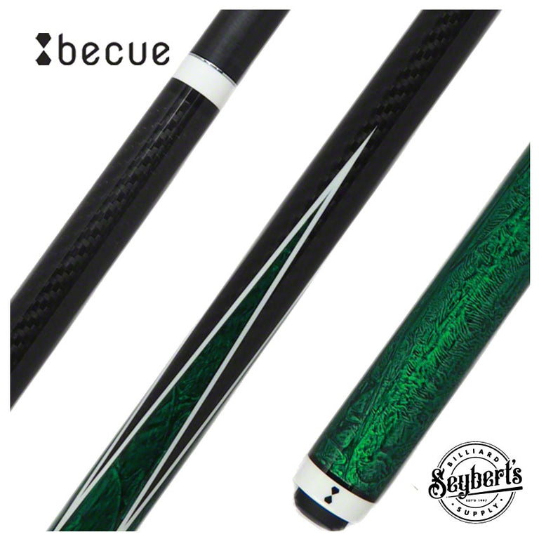 Becue V2 Carbon Fiber Rebel Green Play Cue
