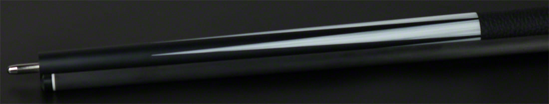 Bull Carbon Black and White Pool Cue with Bull Carbon Shaft - BCL11 -  Seybert's Billiards Supply