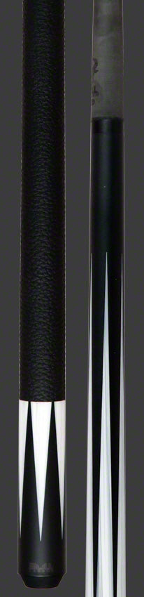 Bull Carbon BCL11 Black and White Pool Cue with Bull Carbon Shaft -  Seybert's Billiards Supply