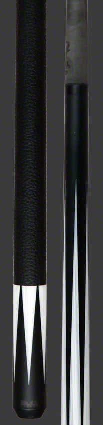 Bull Carbon BCL11 Black and White Pool Cue with Bull Carbon Shaft