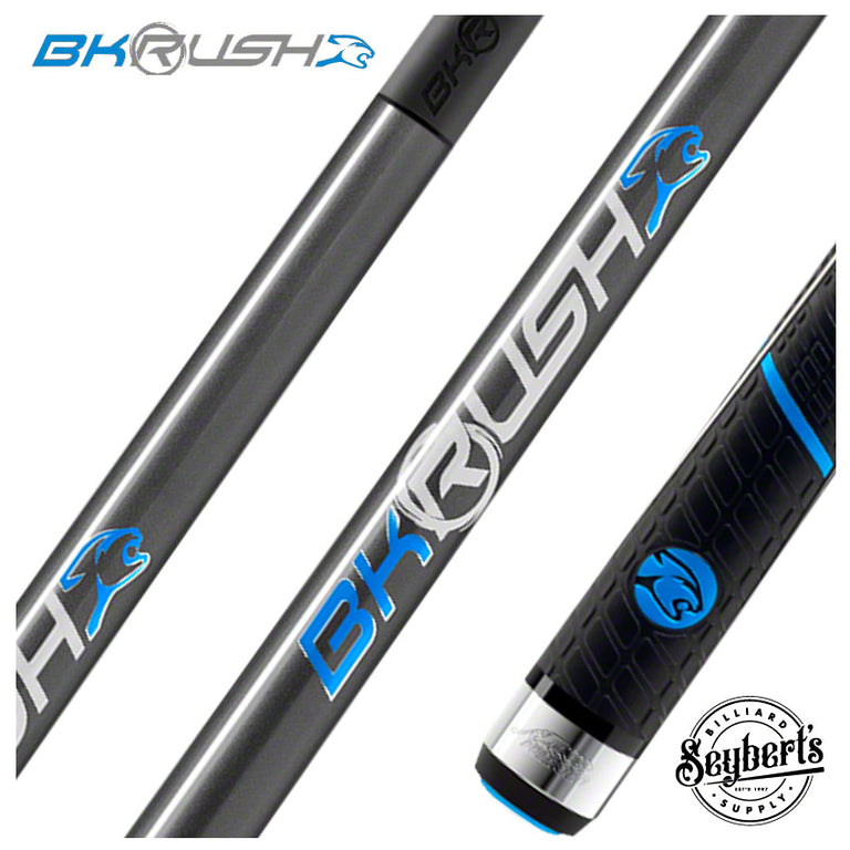 Predator BK RUSH Grey Tempest Break Cue - Sport Wrap - Seybert's