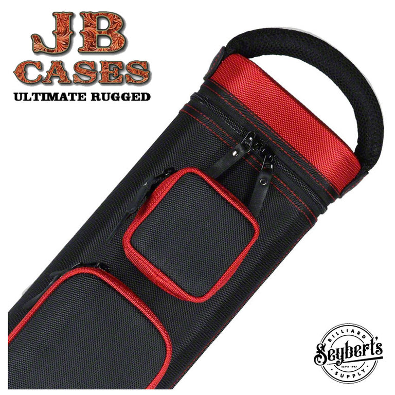 Black/Red JB Ultimate Rugged Cue Case