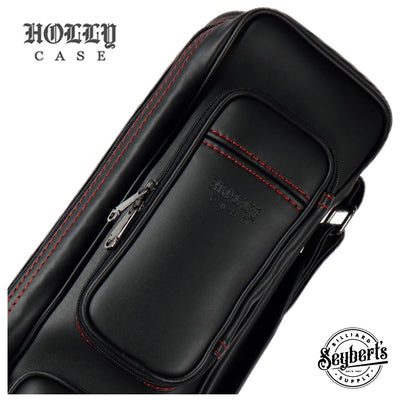 Holly Butterfly 3x5 Red Stitched Cue Case