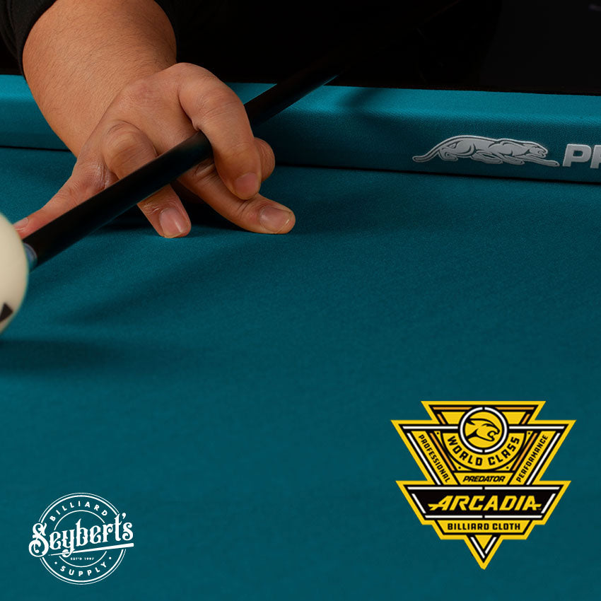 Predator Arcadia Select Blue Green Billiard Cloth - Seybert's