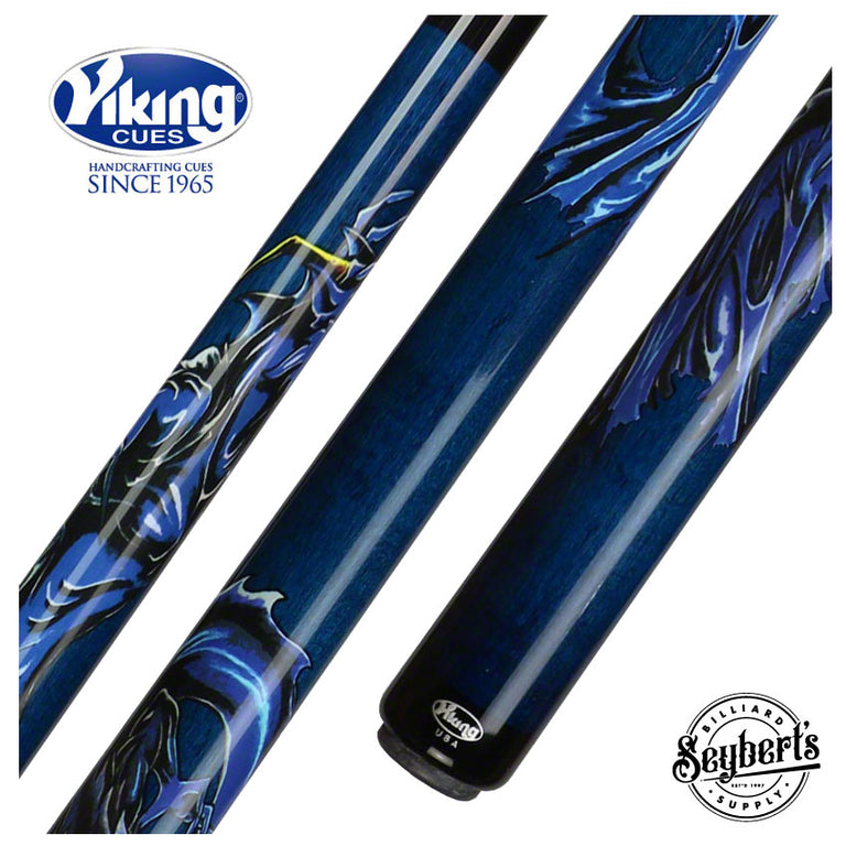 Viking Blue Dragon Cue - Vikore Shaft