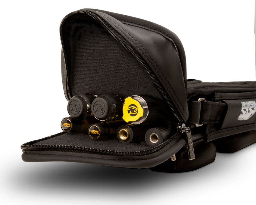 Predator CSP3x4Y キューケース Predator Cues Pool Cue Case - Black 3x4 Soft Case - Seybert's