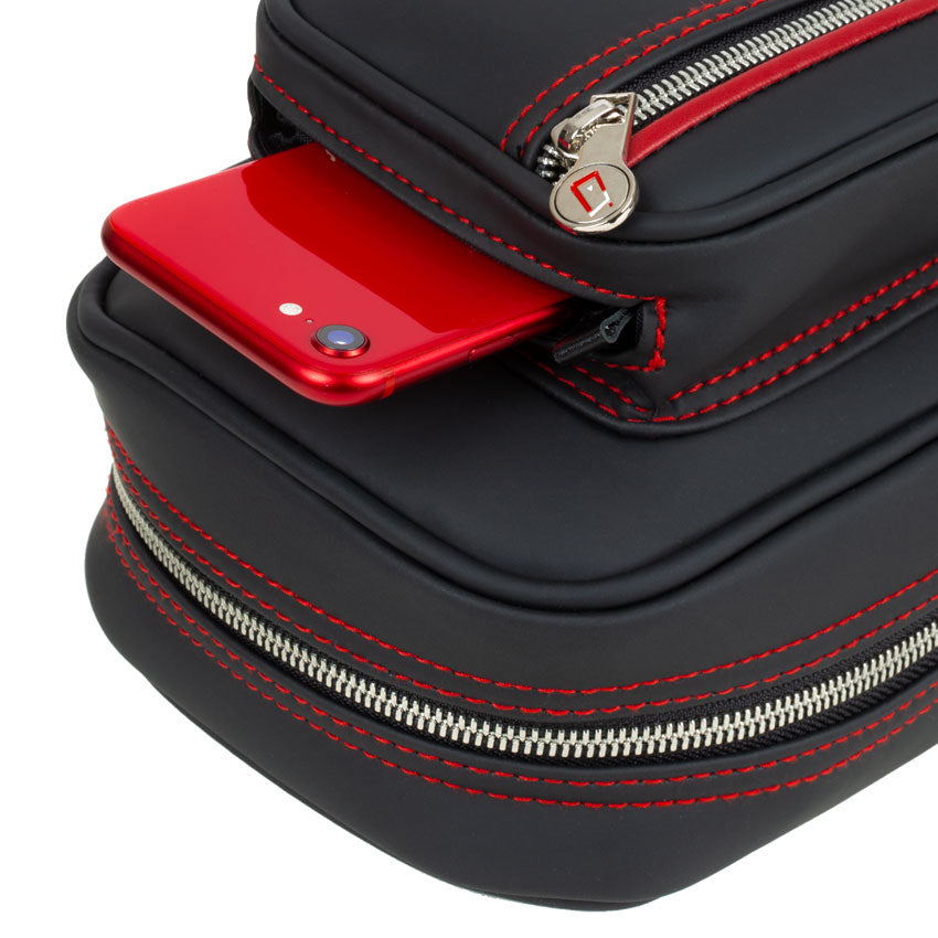 Cuetec Pro Line Black 4x8 Soft Professional Pool Cue Case - 95-751