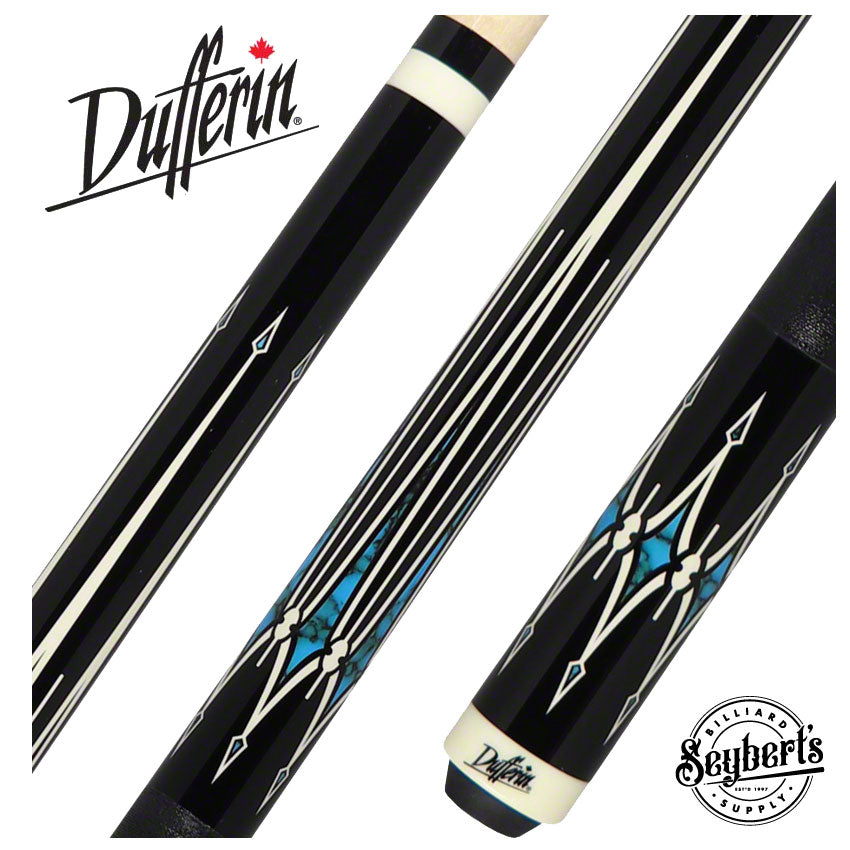 Dufferin Cue D355 | Dufferin Pool Cues |Turquoise Cue - Seybert's