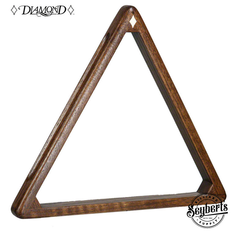 Diamond Pool Table Pool Ball Rack | Black Maple 15 Ball 8 Ball Rack ...