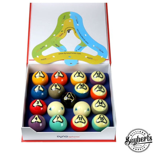 Dynasphere Silver Pool Ball Set