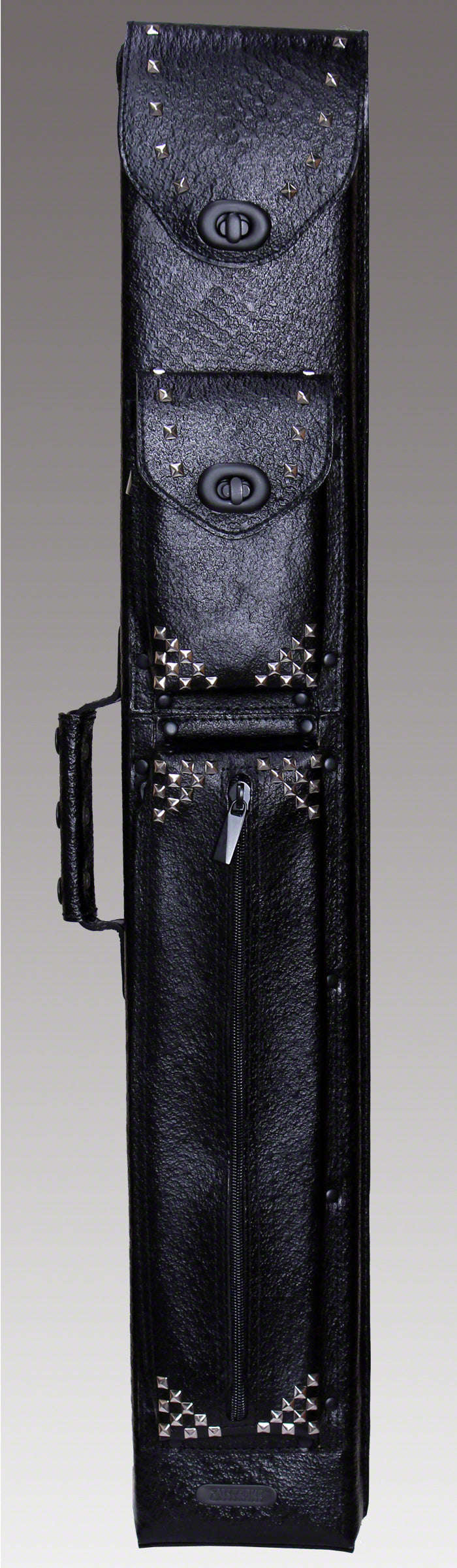 Instroke Pool Cue Case - Fit d 2x4 Case Black Leather - Seybert's