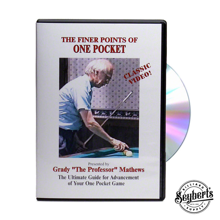 Grady Mathews Finer Points of One Pocket DVD