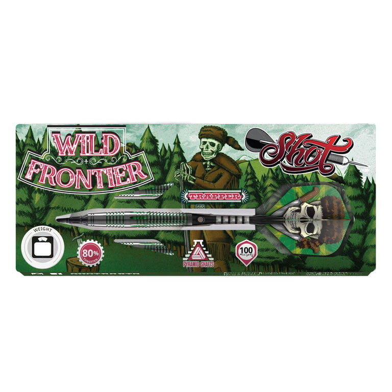 Wild Frontier Trapper Soft Tip Dart Set - 80% Tungsten Barrels 20 grams