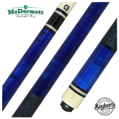 McDermott G201 Blue Curly Maple Pool Cue