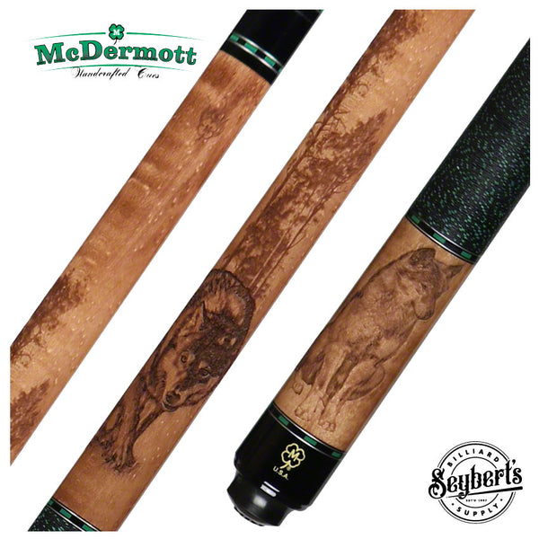 クィックマーケルロット、newウェーブIIIローション、コールドペーパーハウス McDermott Cue G338 Wolf Wildfire | McDermott 3D Wildfire Cues