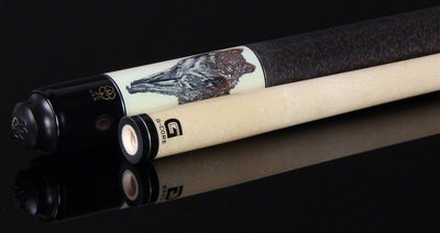 McDermott G422 Wildfire Wolf 3D Carved Pool Cue