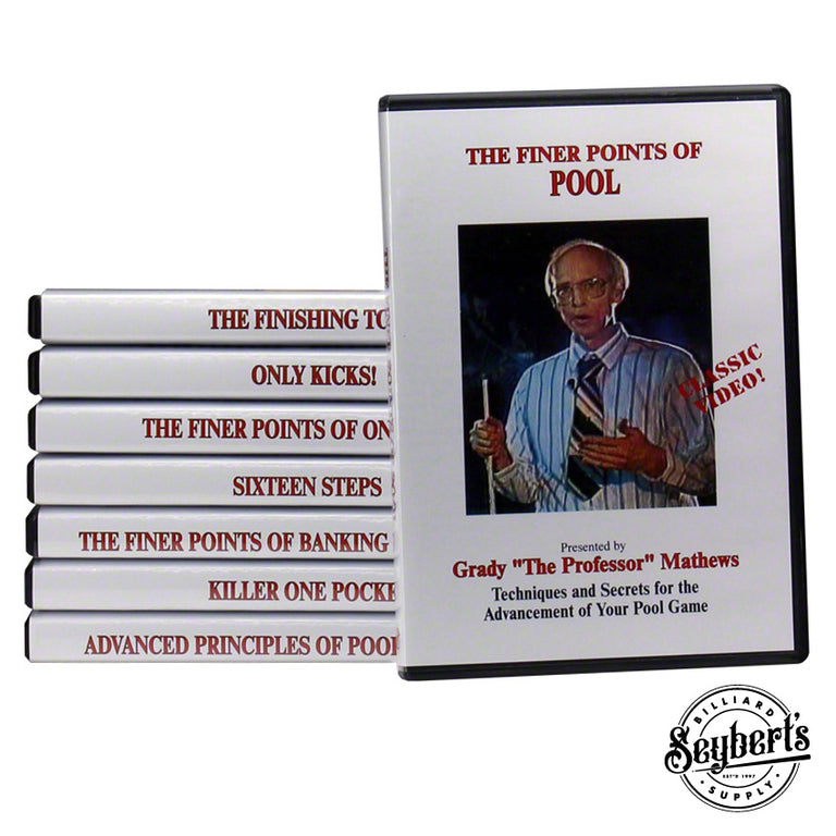 Grady Mathews Pool Instructional 8 DVD Set