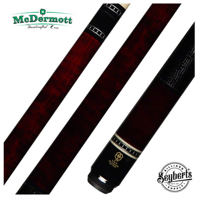 McDermott Burgundy Curly Maple H651 Cue