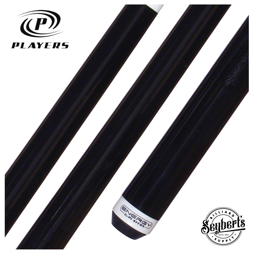 Energy By Players Pool Cue | Black Short Pool Cue HC08 - Seybert's
