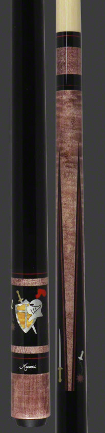 Meucci Hall Of Fame Medieval Burgundy Stained Pro Pool Cue