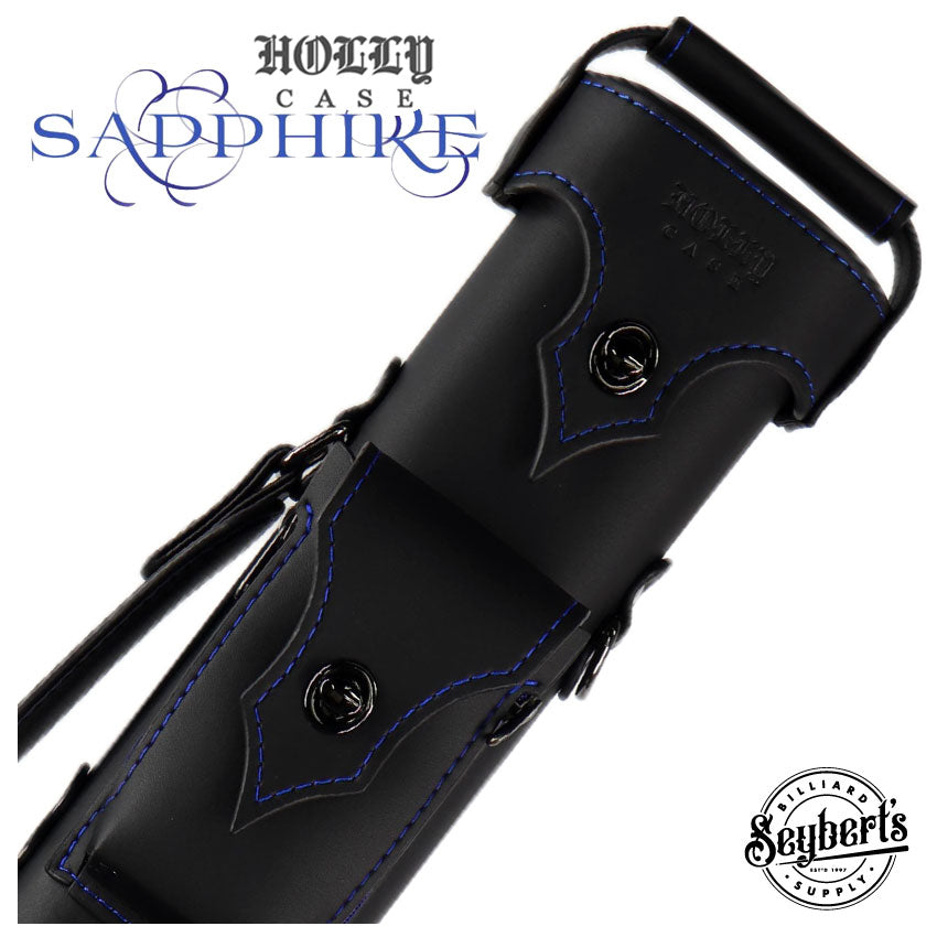 Holly Spectrum Stitched Sapphire Pool Cue Case - HSB - Seybert's