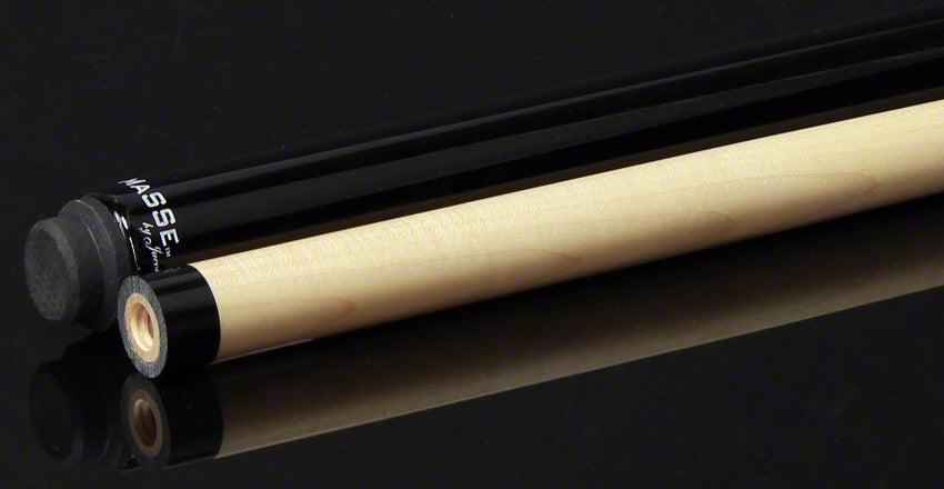 Jacoby Custom Pool Cue | Ebonized Maple Masse Cue - Seybert's