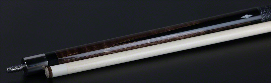 Joss Brown-Stained Curly Maple with Maple Inlays Pool Cue - JC20