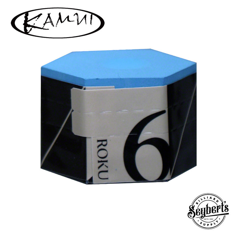 Kamui Roku Premium Chalk Billiards Light Blue Pool Carom Cue Stick  Accessories Kamui Chalk-1 piece