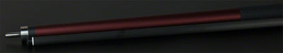 Bull Carbon LD13 Burgundy Stained Pool Cue with Bull Carbon Shaft