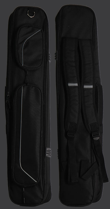 LC 4x8 Soft Cue Case Black - Soft Cue Cases at Seyberts