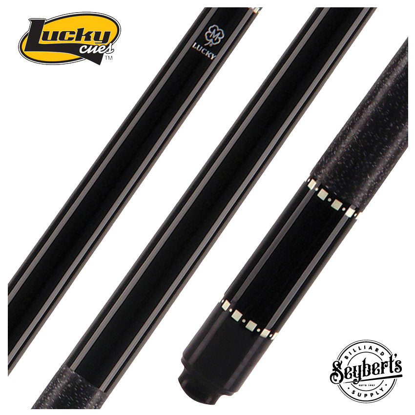 Lucky Pool Cue By McDermott Cues - Lucky L12 Black Maple