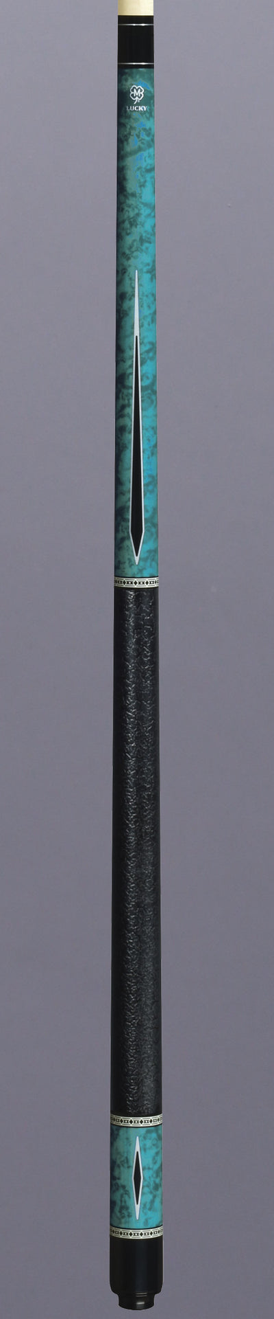 Lucky L55 Blue Burl Point Cue