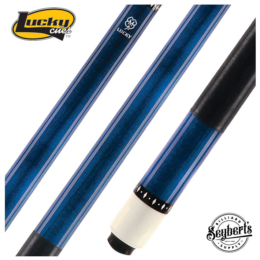 Lucky Pool Cue By McDermott Cues - Lucky L7 Blue Maple - Seybert's