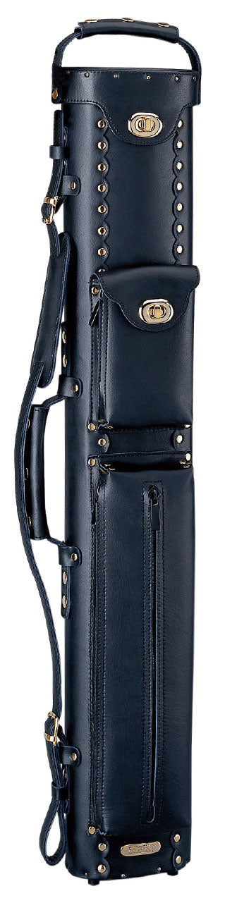 Instroke 2X3 Black Leather Cowboy Cue Case