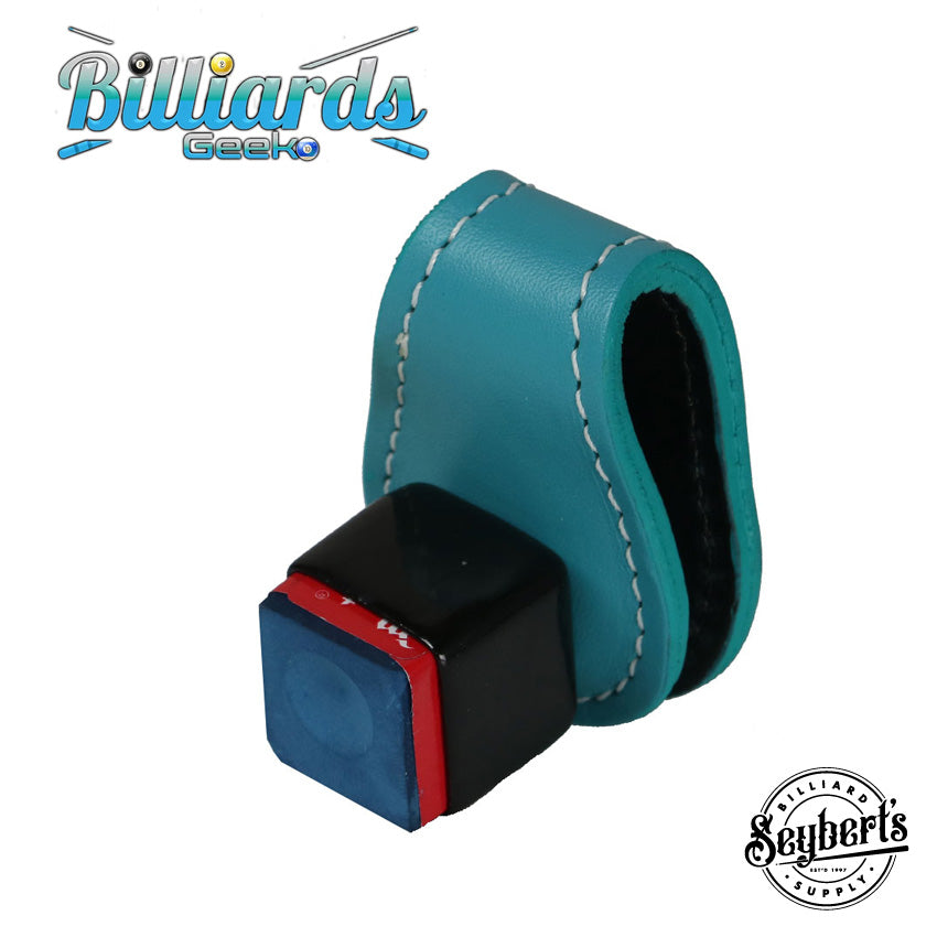 Billiards Geek Leather Magnetic Chalk Holder - Seybert's Billiards