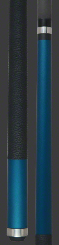 Bull Carbon LD14 Teal Stained Pool Cue with Bull Carbon Shaft