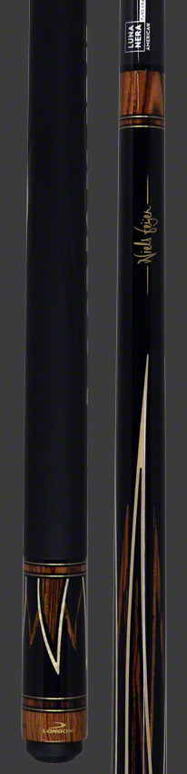 Longoni Niels Fijen Flame Curly Pool Cue - Seybert's Billiards Supply