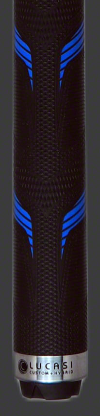 Lucasi Rival Black/Metallic Blue Pool Cue| Lucasi Hybrid Pool Cues