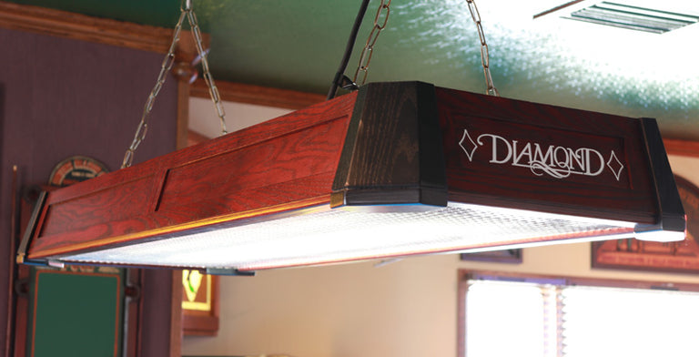 Diamond Billiards Pool Table Light | Diamond Table Light - Seybert's ...