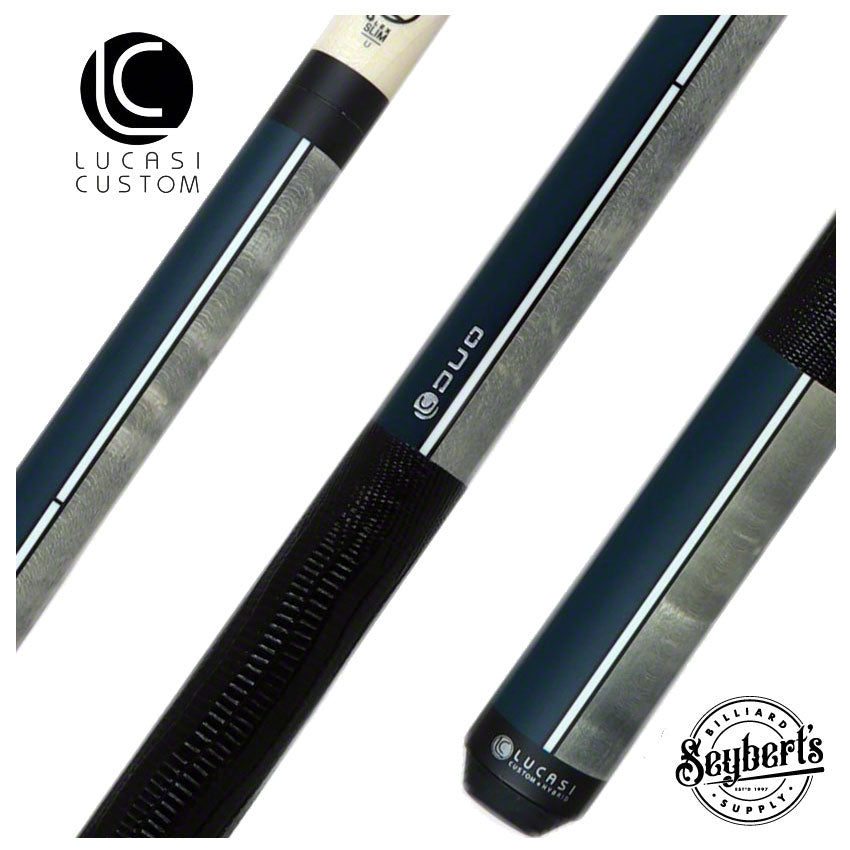 キュー　ルカシー　カスタムDuo Lucasi Duo Half Paint/Half Exotic Wood Pool Cue - LZDU15