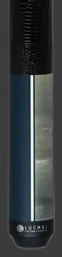 Lucasi Duo Half Paint/Half Exotic Wood Pool Cue - LZDU15