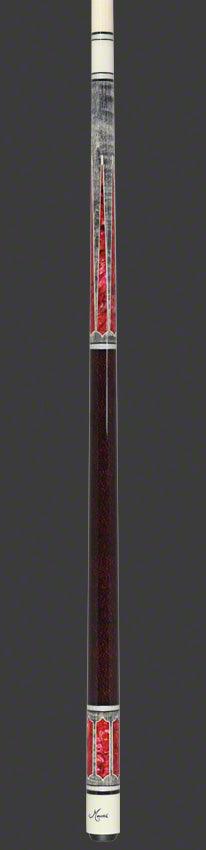 Meucci 2020 Cue - Grey - Pink Pearl - Black/Red Wrap - Pro Shaft