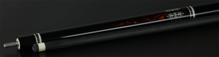 Meucci 21st Century Cue - Black - Copper Pearl - Black Wrap - Carbon Shaft - DIS