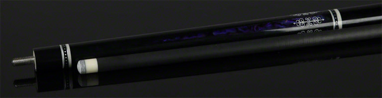 Meucci 21st Century Cue - Black - Purple Pearl - Black Wrap - Carbon Shaft
